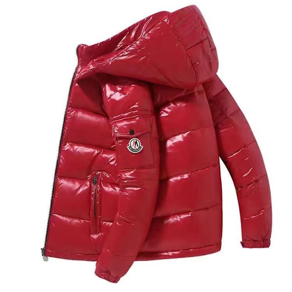 Vinterjacka för par - Kort dunjacka för utomhusaktiviteter red XL