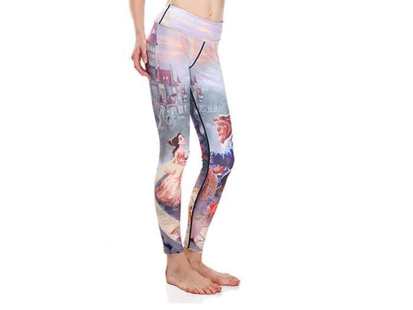 Kaunotar ja Hirviö Leggingsit Monivärinen MultiColor s
