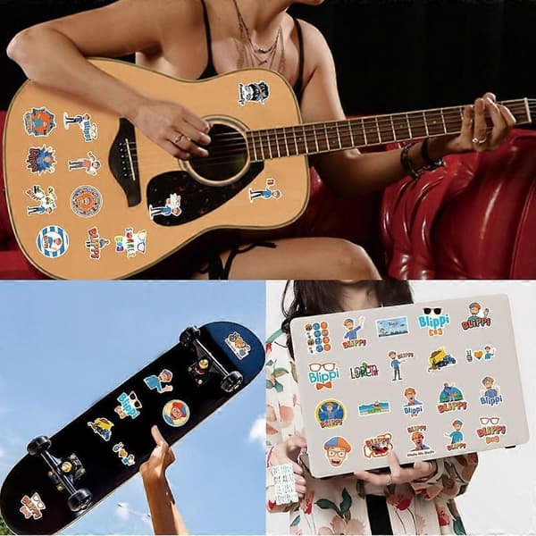 50 animoitua tarraa (tyyli 57)