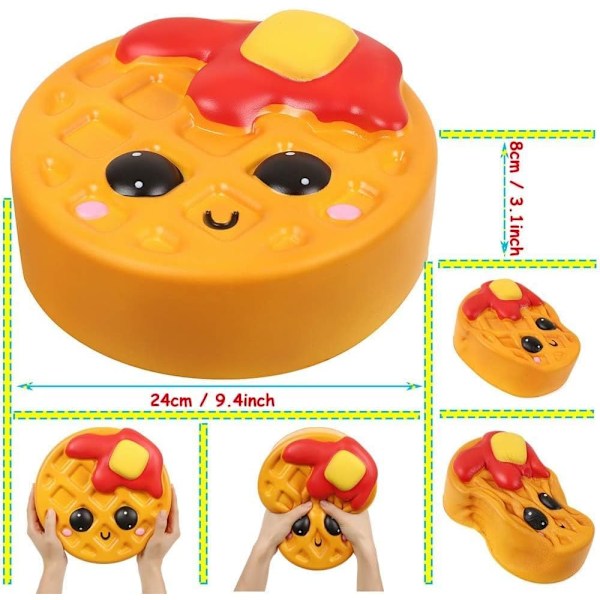 9,4 tommer kæmpe squishies kawaii chokoladekage jumbo langsomt stigende duftende cremet squishies børnelegetøj gavekollektion