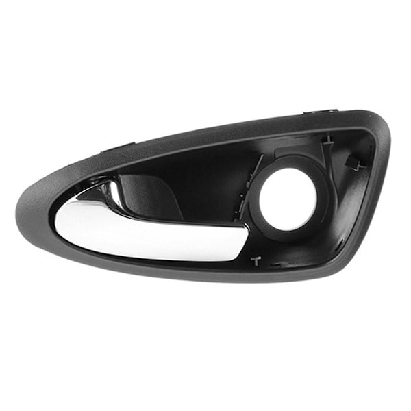Venstre Foran Innvendig Dørhåndtak 6J0837113A 6J0837113K for Seat 2009-2017 Bilhåndtak Krom Glans Dec BlackChrome Silver