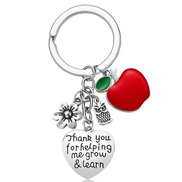 3rd Teacher Keychain Appreciation Gifts Delicate Keychain Pendant