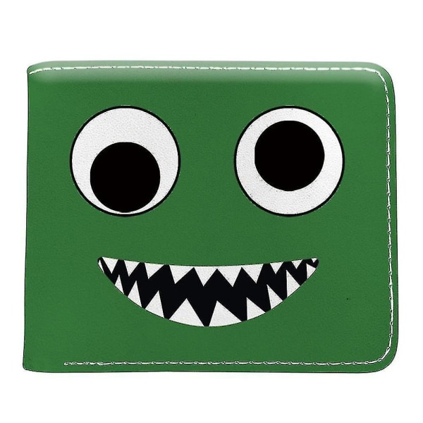 Rainbow Friends Print Tegnebog Kortholder Møntpung Roblox Spil Notecase Punge Børnegave