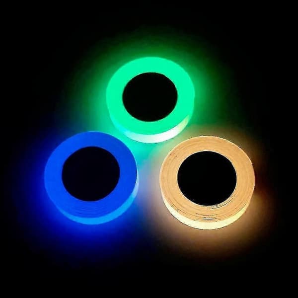 Lysende tape Lysende tape Advarsel Bakken Lys Scene Trapp Fluorescerende tape