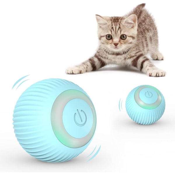 Interaktiv kattleksak boll, 360° automatisk justering, USB-laddningsbar, leksak med rött LED-ljus Amarillo 6