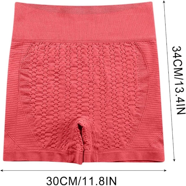 Jonformande Shorts Dam Andningsbart Tyg Turmalin Slimmande Shorts Magekontroll Rumplyftande Formande Shorts Grey