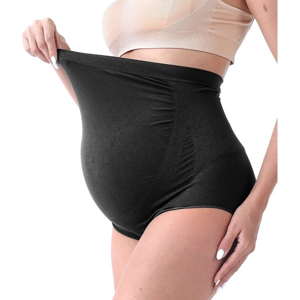 Naisten äitiyskorkeavyötäröiset alusvaatteet raskausajan saumattomat pehmeät hipster-housut 50-140kg2kpl