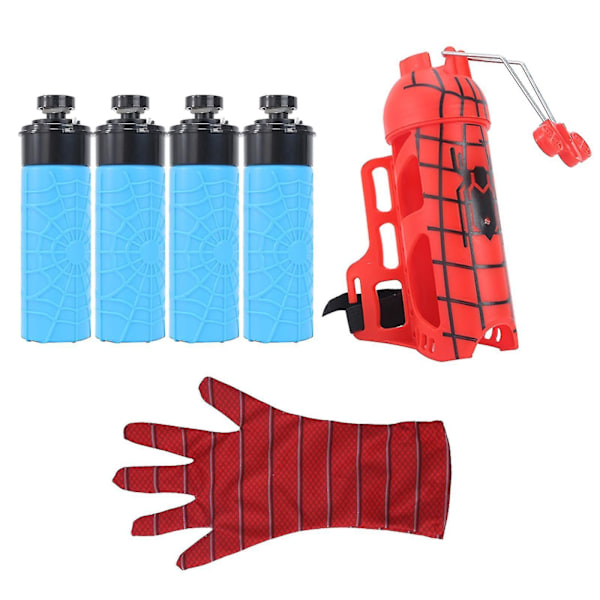 Spider-Man Handske Nät Skytt Hjälte Launcher Handled Leksaksset Spiderman Armskydd Leksaker D