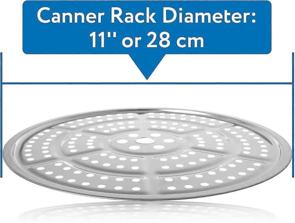 2-pakning 28 cm trykkokerstativ i rustfritt stål