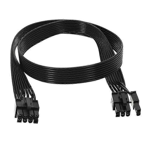 8-pin modulær kabel for Corsair PCIE GPU 8-pin til 6+2-pin strømforsyningskabel forlengelse Single head 65cm