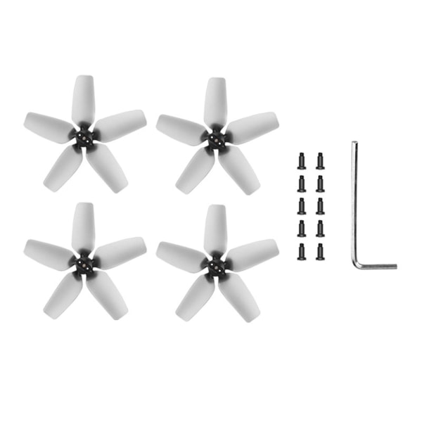 4 parin potkurin vaihto Dji Avata Drone -kaukosäätimen lisävarusteille Transparent 2 pair