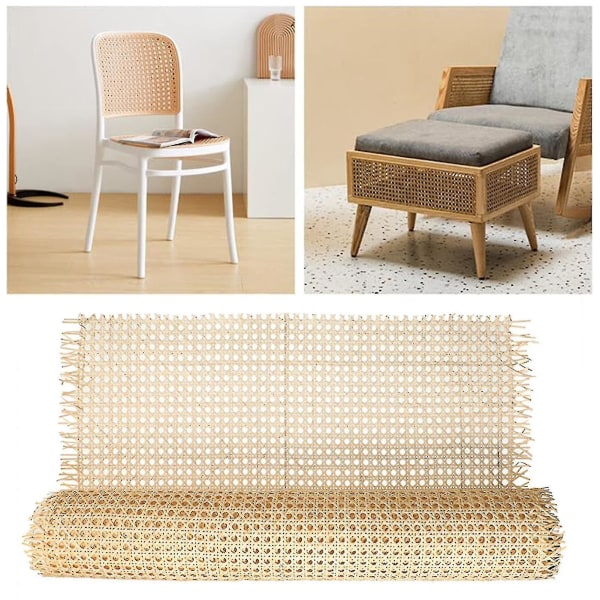 1 rulle imiteret-rattan net burr fri dekorative robuste caning projekter gør simulering rattan-webbing bånd til hjem_a_hf 45cm