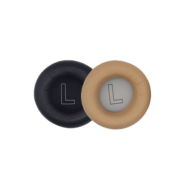 Sopii B & O Beoplay H7 -lampaannahkakorvasuojiin, tanskalaisiin Bo H9 -kuulokkeisiin, sienikotelo, korvatyynyt, korvasuojat, nahkakotelo Brown lambskin earmuffs