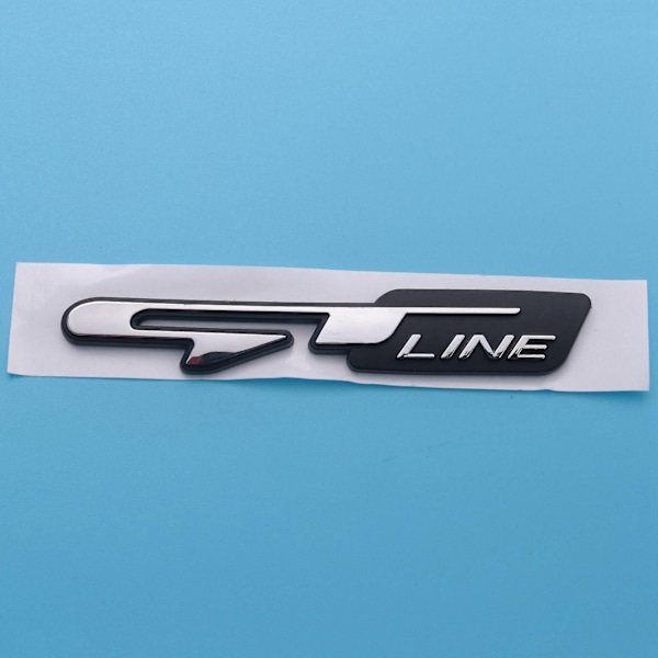 5x Cool 3D Bilsticker i Carstil Gt Line Bogstaver Sticker til Bagagerum Fender Bilsider Stickers Gt Li