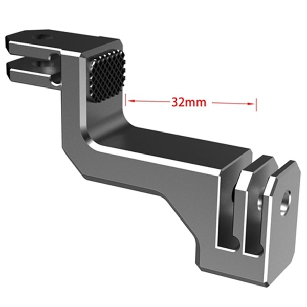 For Hero 12 11 10 9 Action Camera Vertical Bracket Adjusting Arm Adapter Vertical First-View Accessories Black