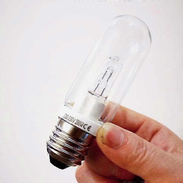 2 st dimbara 200 W E27 rörlampor, varmvit, 2800 K, JDD E27 Edison-lampor, hög