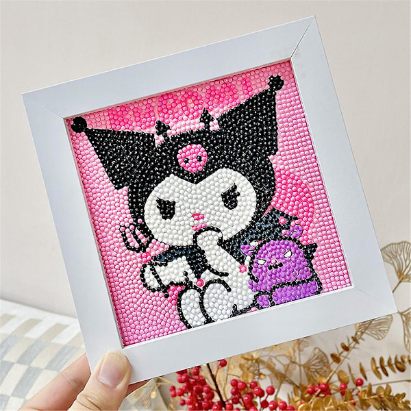 4 st/set Kuromi 5d Full Drill Diamond Painting Diy Kit Barn Flickor Anime Cartoon Söta Diamant Bild Konst Och Hantverk Leksaker Födelsedagspresenter