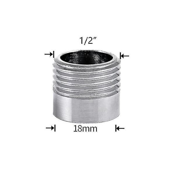 Vattenkran Koppling 1/2 Till M16 M18 M20 M22 M24 M28 Gänganslutning Konvertering Reparation Kran Adapter För Bubblare Kök Badrum K