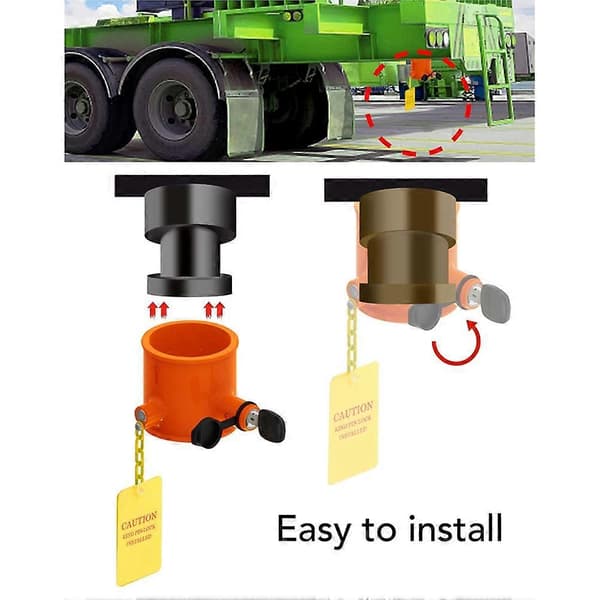 Trailer 5. hjulstiftlås aluminiumslegering tyverisikring til autocamper båd lastbil