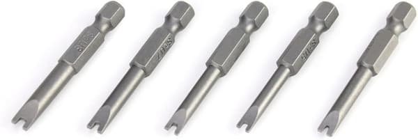 Skruetrækker Bits U-type sikkerhedsbits 1/4\" Hex Skaft 50mm Lang S2 Legering Stål Special Bit Sæt