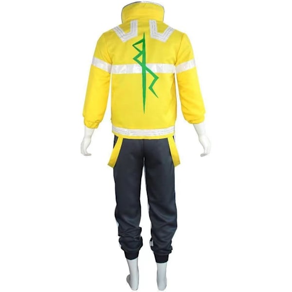 Halloween Party Cosplay Cyberpunk Full Set Jakke Kostyme, Unisex David Martinez Cosplay Kostyme Jakke+Bukse+T-skjorte M