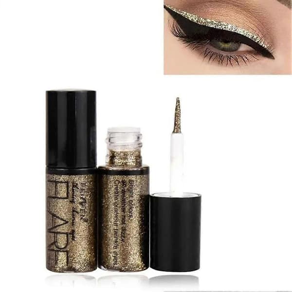 Diamantglitrende Eyeliner Flydende Paillet Flydende Øjenskygge Bright Red Rose