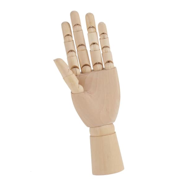 Kvinnlig hand kropp konstnär modell ledad ledad träskulptur skyltdocka trä (#3)