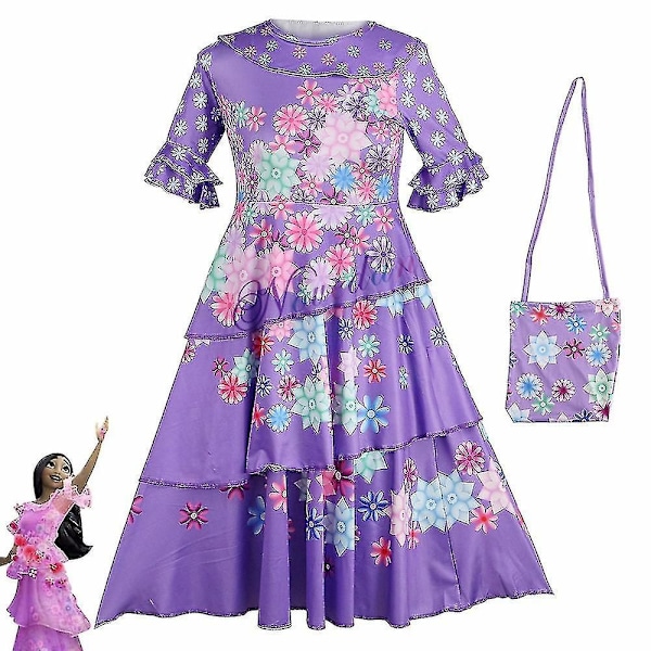 2023-encanto Voksen Isa Bel Madrigal Kostume Dolores Pepa Pige Kvinder Børn Op-1 Mirabel Cosplay Set Adult XXL