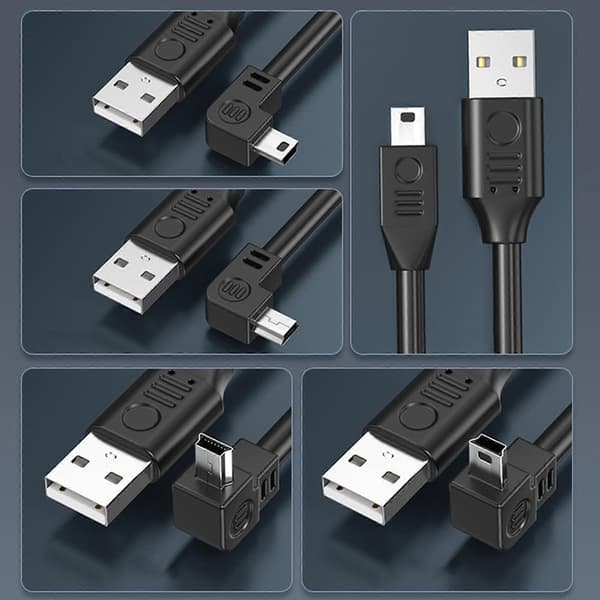 30-500cm 30Mbps Datakabel USB til USB Kabel USB Han til Han Ladekabel med On Off til USB Ventilator Telefon 1m up