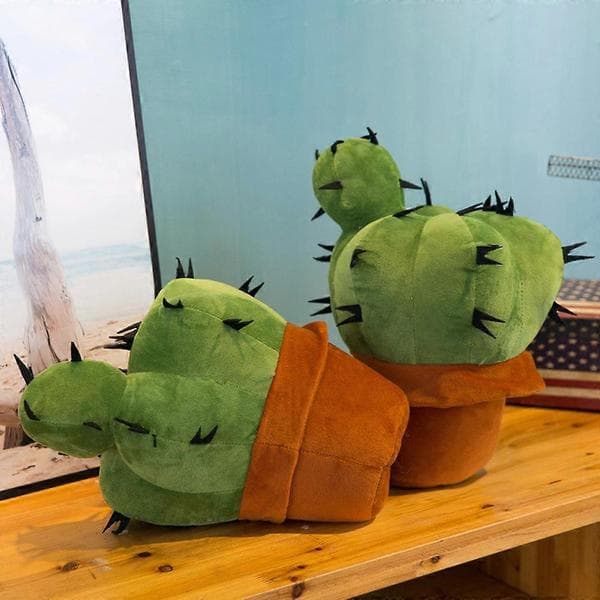 Simulaatio Kaktus Animehahmo Pehmolelu Pehmeä Halattava Unityyny 37cm Grön