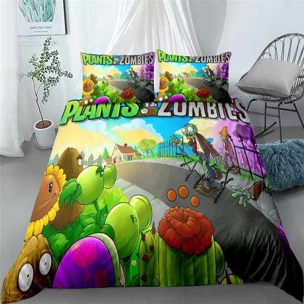 Plants vs. Zombies 3D digitaltrykt sengetøy
