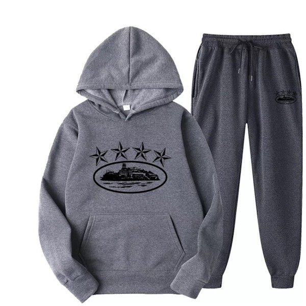 CORTEIZ Alcatraz Hoodie Set L