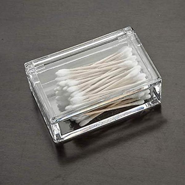 Klar akryl Q-tip holder til badeværelset