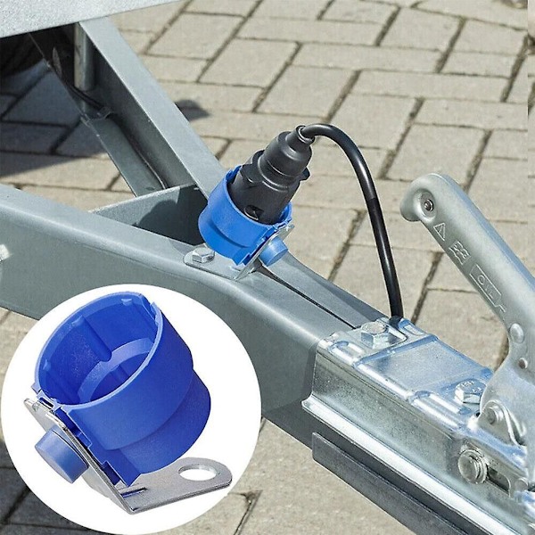 Trailer Stikkontakt Holder Trailer Stikkontakt Holder 7-polet Stik 13-polet Stikkontakt Holder