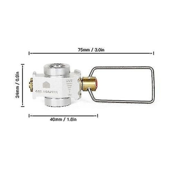 Gas Saver Plus Gas Convertor Vaihteen täyttö litteän säiliön muunnossovitin Camping kaasusovittimen venttiili