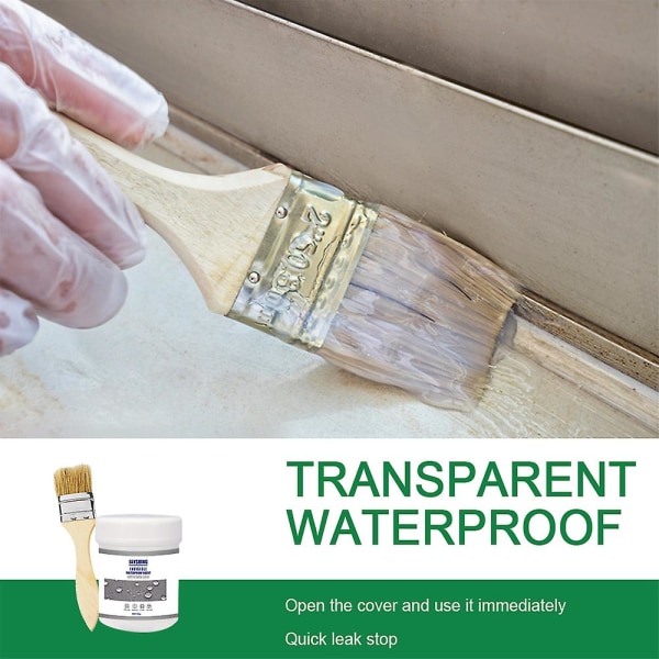 3 stk Praktisk vanntett usynlig limbar vannbasert antilekkasjemiddel