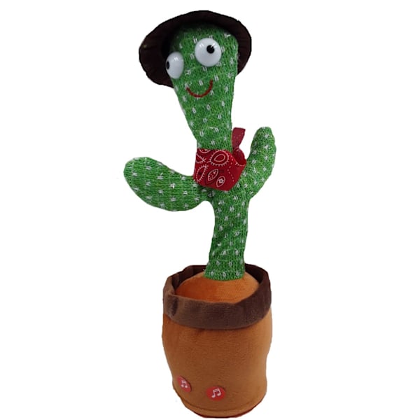 DANCING ROTATING CACTUS, TOY WITH SPEAKER AND SOUNDS FOR CHILDREN'S FUN, 1 unit