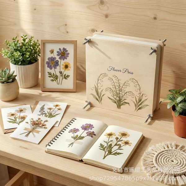 Blompresskit Tillverkningsprocess 8-tums Blompresskit