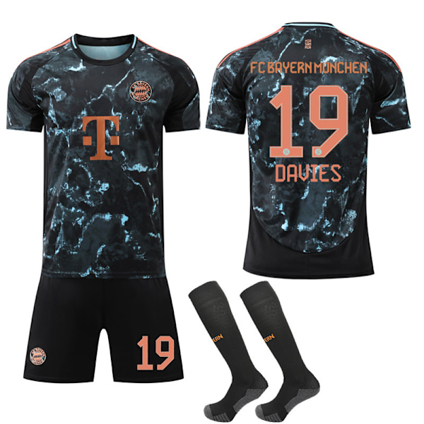 Bayern München Bortatröja Barn & Vuxna 2024-2025 No.19 DAVIES XS