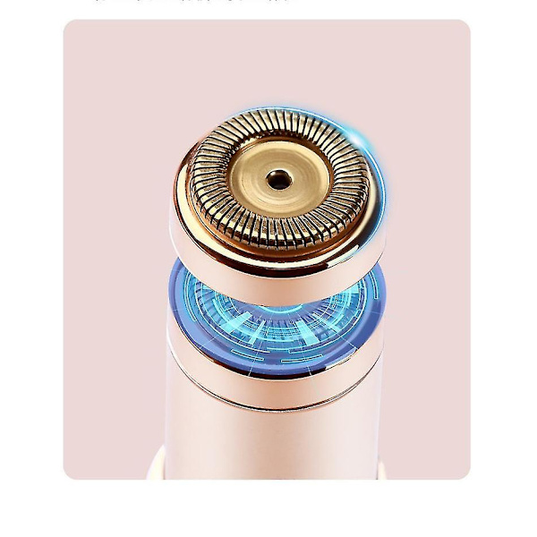 Kvinnors ansikts epilator, (USB-laddningsbar), 2 i 1 ögonbryns trimmer