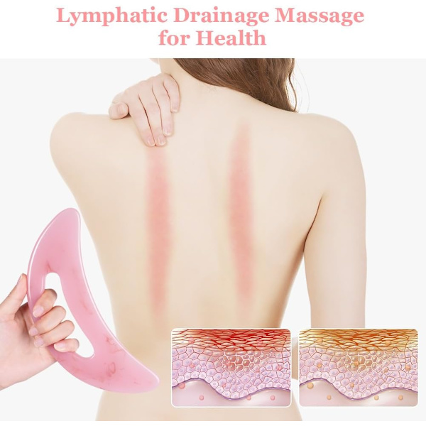 Stor Gua Sha-massageapparat, Gua Sha-massageverktyg för kropp, ben, ansikte, nacke, muskelavslappning och smärtlindring, eliminera trötthet