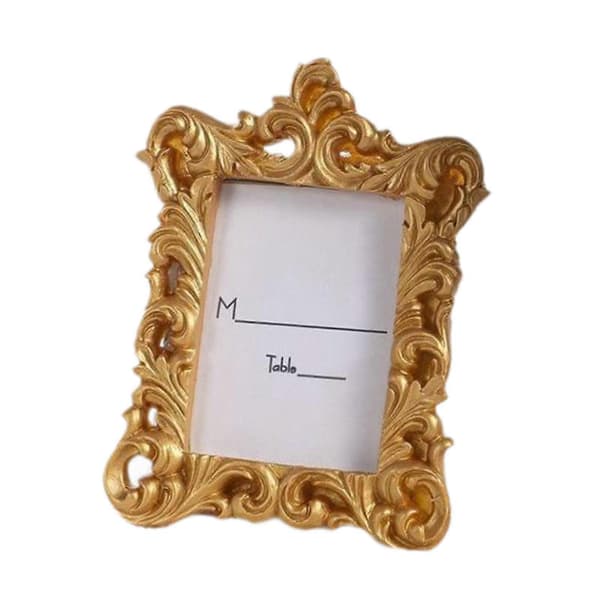 5x Elegant Bordfotoramme til Bryllup