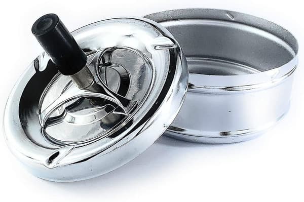Extra Stor Krom Spinnbara Askkopp utan Aska