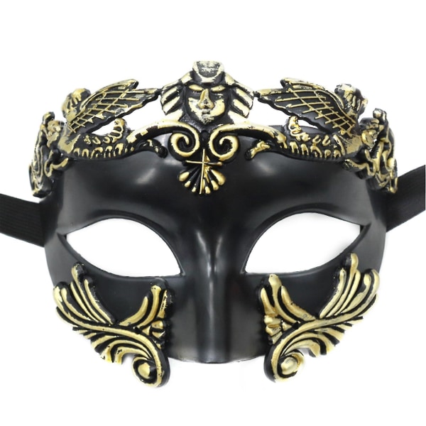 Halloween Øjenmaske Maske Masquerade Maske Halv Ansigt Metalliske Øjenmasker   Masker Gold