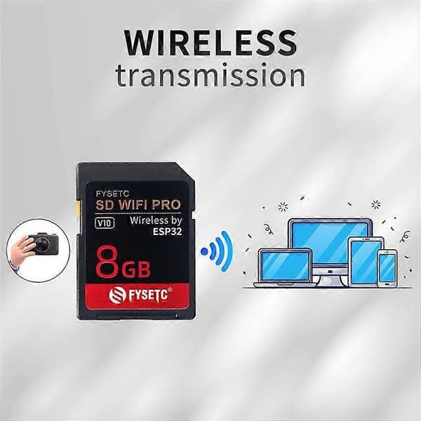 SD WIFI Pro langaton lähetystukiasema ESP32:lla