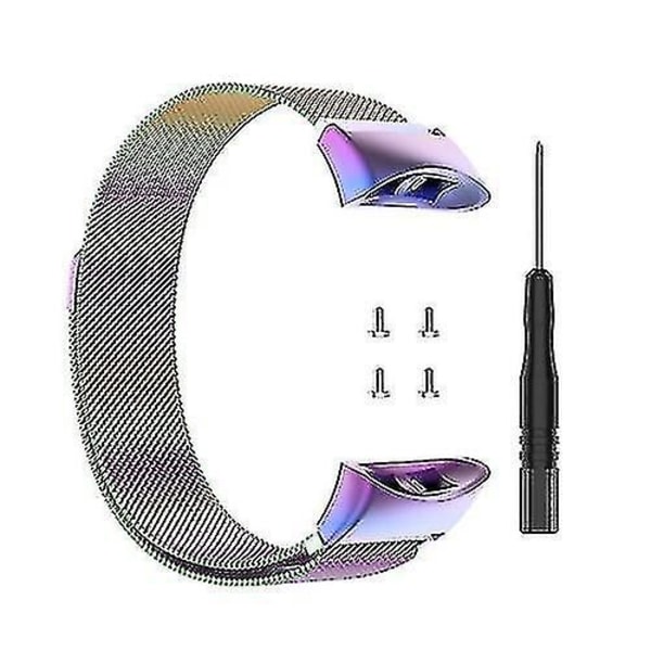 Garmin Forerunner 45 / 45s / Swim 2 Milanese -rannekkeen korvaava ranneke Colorful