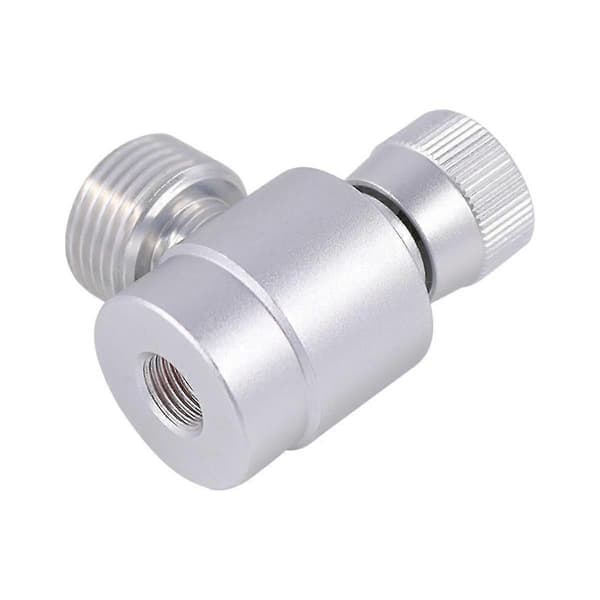 CO2-pullon täyttösovitin (M10X1 - W21.8 - 14) argonkaasupulloille Silver