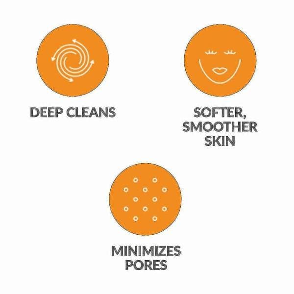 4 stk. Clarisonic Erstatningsbørstehode Dyp Pore Delikat Sensitiv Kasjmir Glød