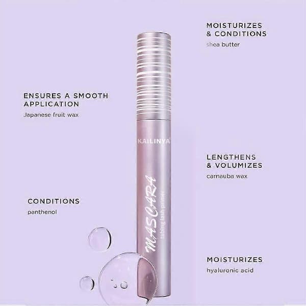 Two-tone Black and White Mascara Set for Extension and Volume 8ml Smudge-proof Formula WHITE+BLACK