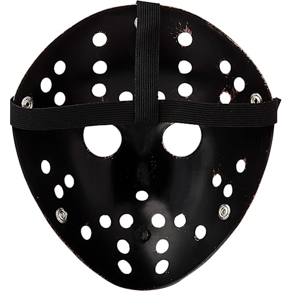 Ultra Halloween Termoplastisk Horror Hockey Maske Fandtøj Kostume Voksen - Halloween Maske til Fester og Begivenheder Halloween Gyser Morder Kostume